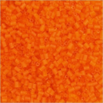 Rocaiperler, Rørperler 1,7 mm Transparent orange