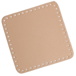 Go Handmade Taske/kurvebase 18 x 18 cm abrikos