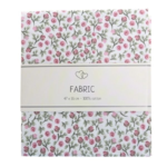 Go Handmade Stof Roser på hvid