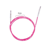 KnitPro SmartStix Wire, Flere Farver (40 - 150 cm) 76 cm til at lave 100 cm Rubinrød