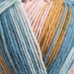Järbo Mellanraggi 100g 28423 Gradient pastel rainbow