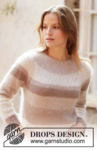 213-32 Sahara Rose Sweater by DROPS Design