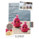 Go Handmade Hæklekit Baby Fugle og rangle