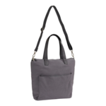 Skuldertaske til garn, mørkegrå