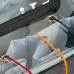 Garntaske stor, mørkegrå