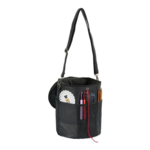 Skuldertaske til garn lille, sort