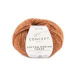 Katia Cotton-Merino Tweed 501 Punainen oranssi