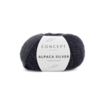 Katia Alpaca Silver 263 Hopea-musta