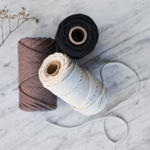 LindeHobby Macrame Lux, Puuvillaköysi, 4 mm