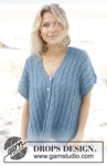 239-13 Swirling Sea Vest by DROPS Design