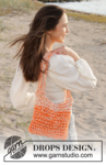 238-7 Tangerine Tickle Bag by DROPS Design