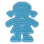 Hama maxi helmilevy, läpinäkyvä - Tyttö 8207