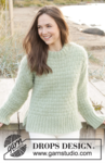 241-6 Scottish Thistle Sweater by DROPS Design
