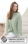 241-6 Scottish Thistle Sweater by DROPS Design