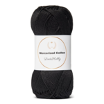 LindeHobby Mercerized Cotton 1 Musta