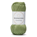 LindeHobby Mercerized Cotton 20 Olivenvihreä