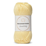 LindeHobby Mercerized Cotton 21 Hento keltainen
