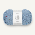 Sandnes Peer Gynt 6035 Sininen hydrangea tutti frutti tweed