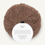 Sandnes Tweed Recycled 3185 Ruskea