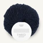 Sandnes Tweed Recycled 5585 Laivastonsininen