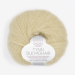 Sandnes Tynn Silk Mohair 9822 Vaalea chinosvihreä