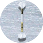 DMC Mouliné Light Effects E5200 Helmiäisvalkoinen kirkas