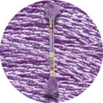 DMC Mouliné Light Effects E155 Metallinen malva