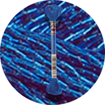 DMC Mouliné Light Effects E3843 Metallinen allas sininen