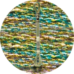 DMC Mouliné Light Effects E135 Metallinen keväinen hohde