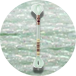 DMC Mouliné Light Effects E966 Helmiäinen pehmeä vihreä