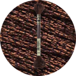 DMC Mouliné Light Effects E898 Metallinen fret