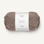 Sandnes Duo 2652 Tumma beige meleerattu