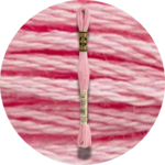 DMC Mouliné Spécial 25, Punaisen/Keltaisen/Oranssin sävyt 3326