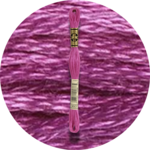 DMC Mouliné Spécial 25, Punaisen/Keltaisen/Oranssin sävyt 3607