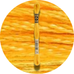 DMC Mouliné Spécial 25, Punaisen/Keltaisen/Oranssin sävyt 0742