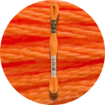 DMC Mouliné Spécial 25, Punaisen/Keltaisen/Oranssin sävyt 0970