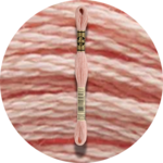 DMC Mouliné Spécial 25, Punaisen/Keltaisen/Oranssin sävyt 3779