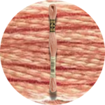 DMC Mouliné Spécial 25, Punaisen/Keltaisen/Oranssin sävyt 0758