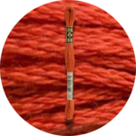 DMC Mouliné Spécial 25, Punaisen/Keltaisen/Oranssin sävyt 0900