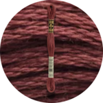 DMC Mouliné Spécial 25, Punaisen/Keltaisen/Oranssin sävyt 3858