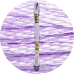 Mouliné Spécial 25 Sinisen/Violetin 0211