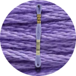 Mouliné Spécial 25 Sinisen/Violetin 0155