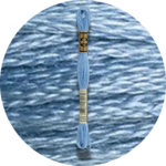 Mouliné Spécial 25 Sinisen/Violetin 3755