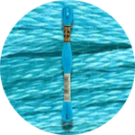 Mouliné Spécial 25 Sinisen/Violetin 3845