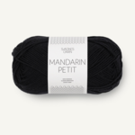 Sandnes Mandarin Petit 1099 Musta