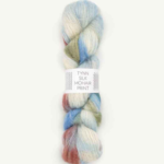 Sandnes Tynn Silk Mohair Print 6085 Aavikon Aamu