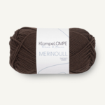 Sandnes KlompeLompe Merinoull 3081 Tummanruskea