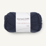 Sandnes KlompeLompe Tynn Merinoull 6081 Merensininen