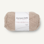 Sandnes KlompeLompe Tynn Merinoull 2650 Beige Melange