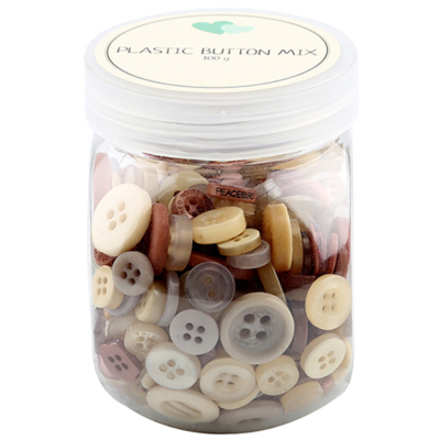 Go Käsintehdyt Mix-painikkeet, muovia - RUSKEA 100 G